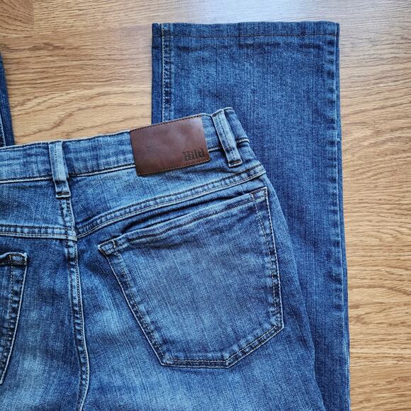 HILTL Jeans Mens Size 29x28 Blue Denim Straight Leg Mid Rise - Picture 7 of 11